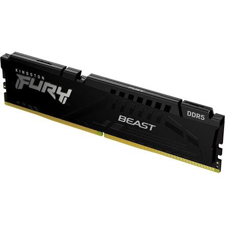 Kingston FURY Beast 16GB 4800MT/s DDR5 memória Non-ECC Unbuffered CL38 fekete