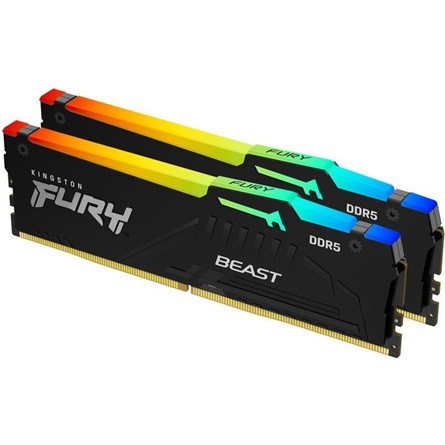 Kingston FURY Beast 32GB 6000MT/s DDR5 memória CL36 Kit of 2 RGB