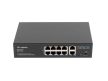Lanberg RSFE-8P-2GE-120 19/10" 1U 8x100Mbps PoE+ LAN (120W) 2xGbE LAN port nem menedzselhető PoE+ switch