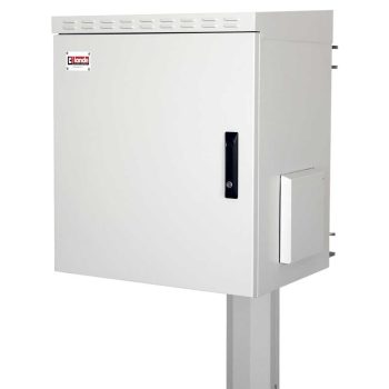   Lande LN-SBO-IP5512U6045-LG SAFEbox 19" 12U 600x450 kültéri szürke fali rack szekrény