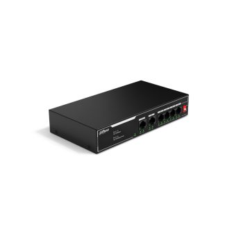   Dahua SF1006LP 4x10/100 Mbps PoE + 2x10/100 Mbps uplink, 36W, nem menedzselhető PoE Switch