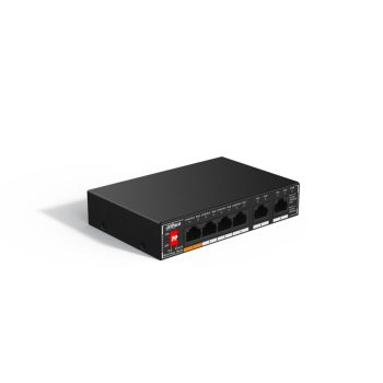   Dahua SG1006P 4x1 Gbps PoE + 2x1 Gbps uplink, 60W, nem menedzselhető PoE Switch