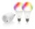 Deltaco SMART HOME SH-KIT01 kezdőkészlet Szett, 1db aljzat, 2db izzó (SH-LE27RGB)