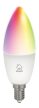 Deltaco SMART HOME SH-LE14RGB izzó LED, E14, gyertya, WIFI, 5W, színes+fehér, szabályozható, 3db/csomag