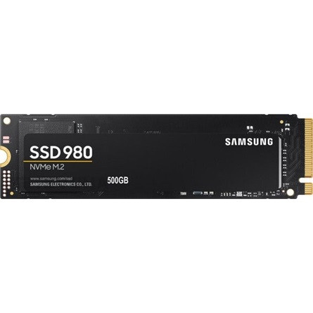 Samsung 980 500GB PCIe x4 (3.0) NVMe M.2 2280 SSD fekete