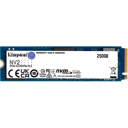 Kingston NV2 250GB PCIe x4 (4.0) M.2 2280 SSD