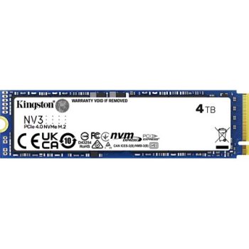 Kingston NV3 4TB PCIe x4 (4.0) NVMe M.2 2280 SSD