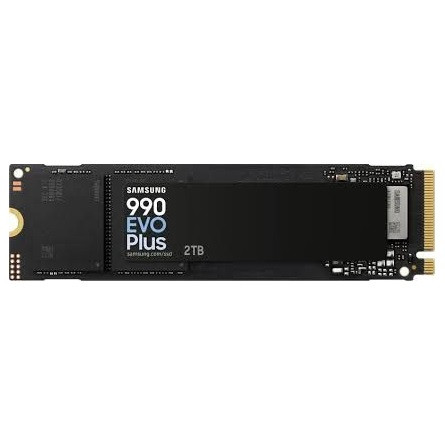 Samsung 990 EVO Plus 2TB PCIe x4 (4.0) / PCIe x2 (5.0) NVMe M.2 2280 SSD fekete