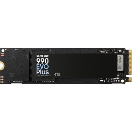 Samsung 990 EVO Plus 4TB PCIe x4 (4.0) / PCIe x2 (5.0) NVMe M.2 2280 SSD fekete