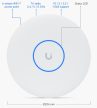 Ubiquiti UniFi U7-Pro-XG 802.11be Wi-Fi 7 Tri-band fehér beltéri Access Point