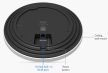 Ubiquiti UniFi U7-Pro-XG 802.11be Wi-Fi 7 Tri-band fehér beltéri Access Point