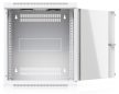 Ubiquiti UACC-RACK-12U-WALL-450-G 19" 12U 635x550x450mm MAX:50kg üvegajtós fehér fali rack szekrény