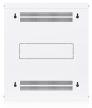 Ubiquiti UACC-RACK-12U-WALL-450-G 19" 12U 635x550x450mm MAX:50kg üvegajtós fehér fali rack szekrény
