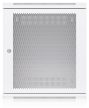 Ubiquiti UACC-RACK-12U-WALL-450-P 19" 12U 635x550x450mm MAX:50kg perforált ajtós fehér fali rack szekrény