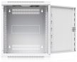 Ubiquiti UACC-RACK-12U-WALL-450-P 19" 12U 635x550x450mm MAX:50kg perforált ajtós fehér fali rack szekrény