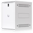Ubiquiti UACC-RACK-12U-WALL-450-P 19" 12U 635x550x450mm MAX:50kg perforált ajtós fehér fali rack szekrény