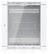 Ubiquiti UACC-RACK-12U-WALL-600-G 19" 12U 635x598x600mm MAX:80kg üvegajtós fehér fali rack szekrény