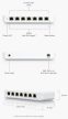 Ubiquiti UniFi USW-Ultra-210W 8xGbE LAN port 7x PoE+ (202W) LAN port L2 menedzselhető switch