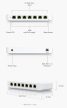 Ubiquiti UniFi USW-Ultra 8xGbE LAN port 7x PoE+ (52W) L2 menedzselhető switch