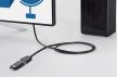 Vention USB 3.0,  (hosszabbító, fekete), 2m, kábel