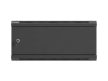 Lanberg WF01-6404-00B 19" 4U SZÉL:600mm MÉLY:450mm MAG:290mm lapraszerelt fémajtós fekete fali rack szekrény