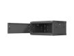 Lanberg WF01-6404-00B 19" 4U SZÉL:600mm MÉLY:450mm MAG:290mm lapraszerelt fémajtós fekete fali rack szekrény