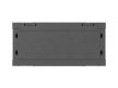 Lanberg WF01-6404-00B 19" 4U SZÉL:600mm MÉLY:450mm MAG:290mm lapraszerelt fémajtós fekete fali rack szekrény