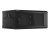 Lanberg WF01-6404-10B 19" 4U SZÉL:600mm MÉLY:450mm MAG:290mm lapraszerelt üvegajtós fekete fali rack szekrény