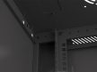 Lanberg WF01-6404-10B 19" 4U SZÉL:600mm MÉLY:450mm MAG:290mm lapraszerelt üvegajtós fekete fali rack szekrény