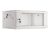 Lanberg WF01-6404-10S 19" 4U SZÉL:600mm MÉLY:450mm MAG:290mm lapraszerelt üvegajtós szürke fali rack szekrény