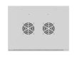 Lanberg WF01-6404-10S 19" 4U SZÉL:600mm MÉLY:450mm MAG:290mm lapraszerelt üvegajtós szürke fali rack szekrény