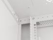 Lanberg WF01-6404-10S 19" 4U SZÉL:600mm MÉLY:450mm MAG:290mm lapraszerelt üvegajtós szürke fali rack szekrény