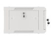 Lanberg WF01-6404-10S 19" 4U SZÉL:600mm MÉLY:450mm MAG:290mm lapraszerelt üvegajtós szürke fali rack szekrény