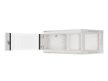 Lanberg WF01-6404-10S 19" 4U SZÉL:600mm MÉLY:450mm MAG:290mm lapraszerelt üvegajtós szürke fali rack szekrény
