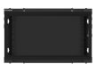 Lanberg WF01-6406-10B 19" 6U SZÉL:600mm MÉLY:450mm MAG:379mm lapraszerelt üvegajtós fekete fali rack szekrény