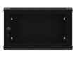 Lanberg WF01-6406-23B 19" 6U SZÉL:600mm MÉLY:450mm MAG:379mm lapraszerelt perforált ajtós fekete fali rack szekrény