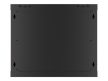 Lanberg WF01-6409-00B 19" 9U SZÉL:600mm MÉLY:450mm MAG:512mm lapraszerelt fémajtós fekete fali rack szekrény