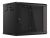 Lanberg WF01-6409-10B 19" 9U SZÉL:600mm MÉLY:450mm MAG:512mm lapraszerelt üvegajtós fekete fali rack szekrény