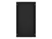 Lanberg WF01-6422-10B 19" 22U SZÉL:600mm MÉLY:450mm MAG:1085mm lapraszerelt üvegajtós fekete fali rack szekrény