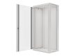 Lanberg WF01-6427-10S 19" 27U SZÉL:600mm MÉLY:450mm MAG:1307mm lapraszerelt üvegajtós szürke fali rack szekrény