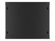 Lanberg WF01-6609-10B 19" 9U SZÉL:600mm MÉLY:600mm MAG:512mm lapraszerelt üvegajtós fekete fali rack szekrény