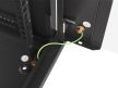 Lanberg WF01-6609-10B 19" 9U SZÉL:600mm MÉLY:600mm MAG:512mm lapraszerelt üvegajtós fekete fali rack szekrény