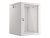 Lanberg WF01-6615-10S 19" 15U SZÉL:600mm MÉLY:600mm MAG:774mm lapraszerelt üvegajtós szürke fali rack szekrény