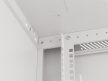Lanberg WF01-6615-10S 19" 15U SZÉL:600mm MÉLY:600mm MAG:774mm lapraszerelt üvegajtós szürke fali rack szekrény