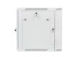 Lanberg WF02-6612-10S 19" 12U SZÉL:600mm MÉLY:600mm MAG:640mm lapraszerelt üvegajtós szürke kétrészes fali rack szekrény