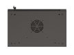 Lanberg WF03-5309-10B 19" 9U SZÉL:540mm MÉLY:350mm MAG:500mm lapraszerelt üvegajtós fekete fali rack szekrény