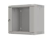 Lanberg WF03-5309-10S 19" 9U SZÉL:540mm MÉLY:350mm MAG:500mm lapraszerelt üvegajtós szürke fali rack szekrény