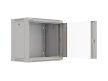 Lanberg WF03-5309-10S 19" 9U SZÉL:540mm MÉLY:350mm MAG:500mm lapraszerelt üvegajtós szürke fali rack szekrény