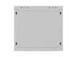 Lanberg WF03-5309-10S 19" 9U SZÉL:540mm MÉLY:350mm MAG:500mm lapraszerelt üvegajtós szürke fali rack szekrény